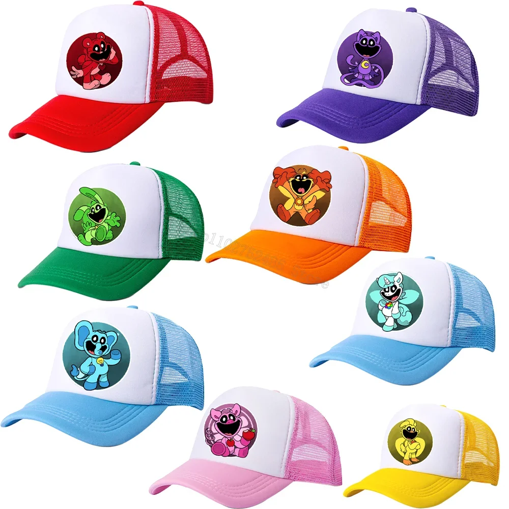 Smilings Critters Baseball Caps Cartoon Anime Figures Figures Catnap Peaked Hat Cotton Summer Hats Fashion Accessories Gifts