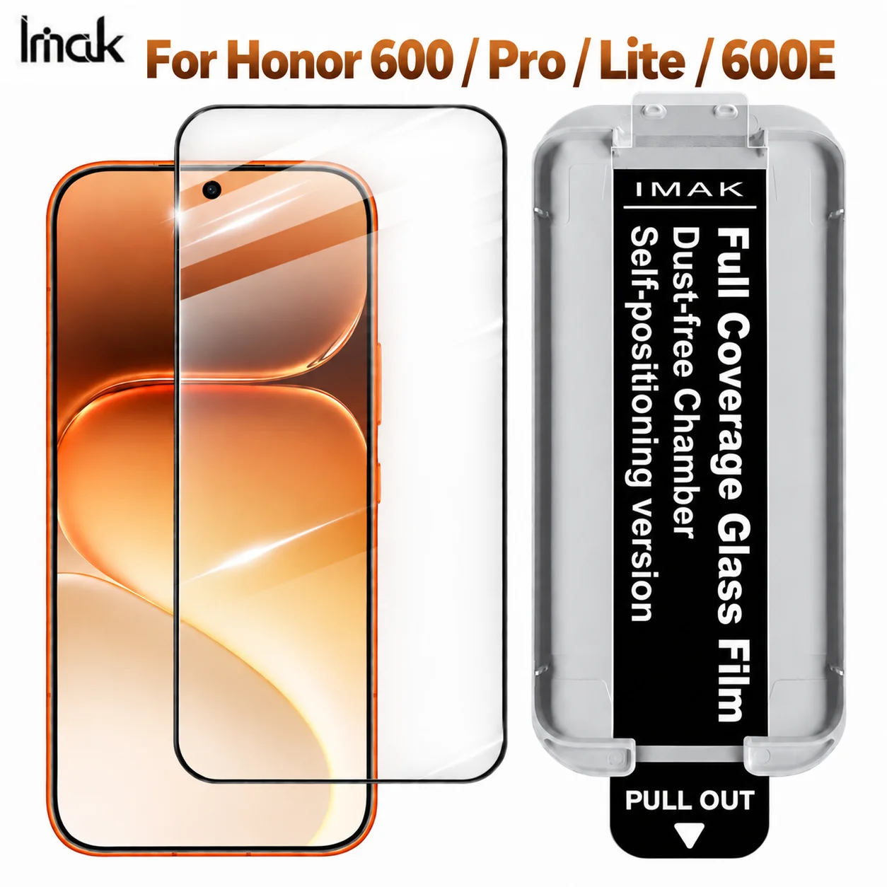Tempered Glass For Honor 600 Pro Lite 600E 5G Global Support Fingerprint Protector Film FM0006