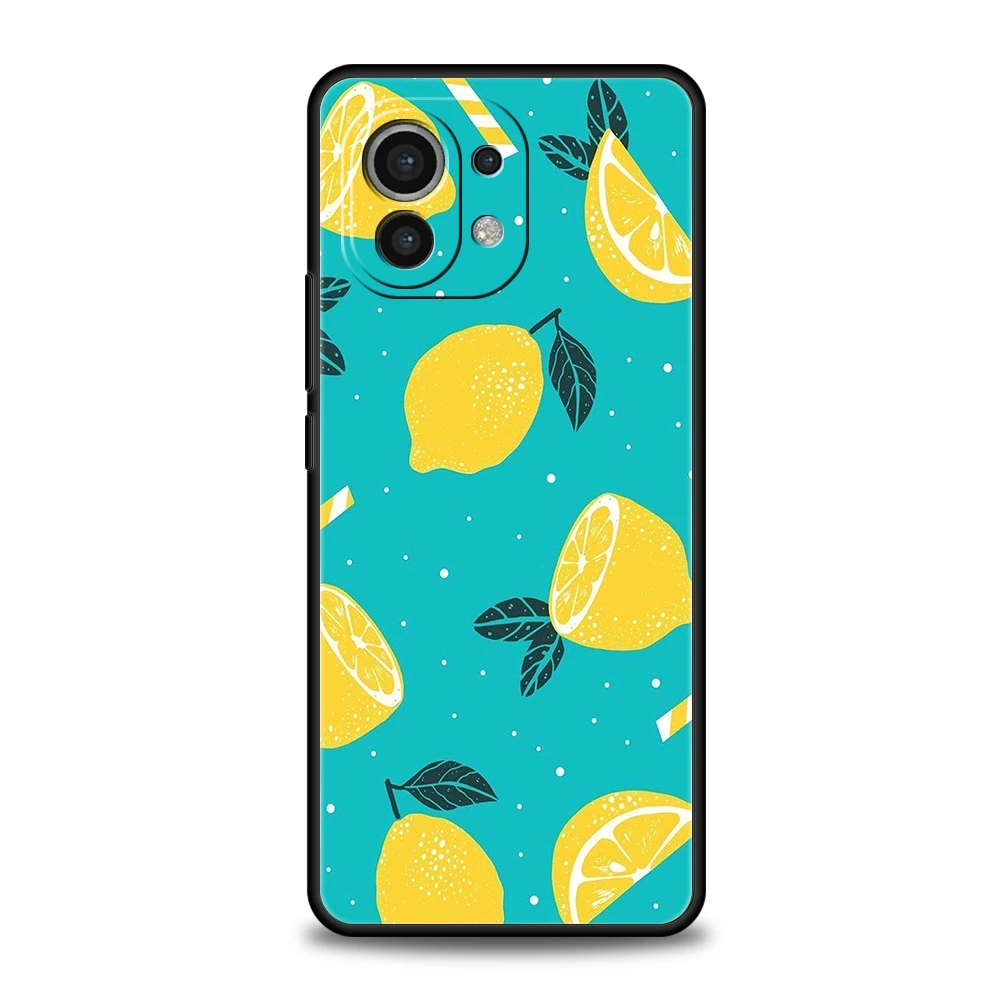 Mediterranean Lemon Phone Case Cover for Xiaomi Redmi Poco M4 M3 X3 X4 NFC Pro Mi 10 11 Ultra 10T 11T 12T 12 13 Pro Soft Shell