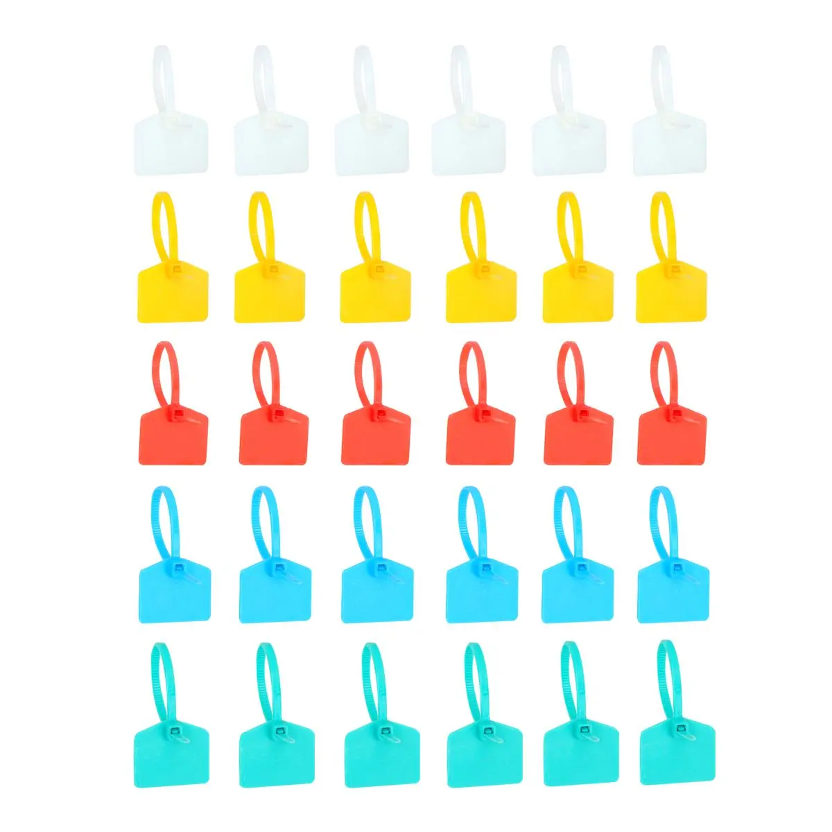 

100 Pcs Network Cable Tags Ties Electric Self-locking Nylon Wire Organizer for Home Office Garage Workshop