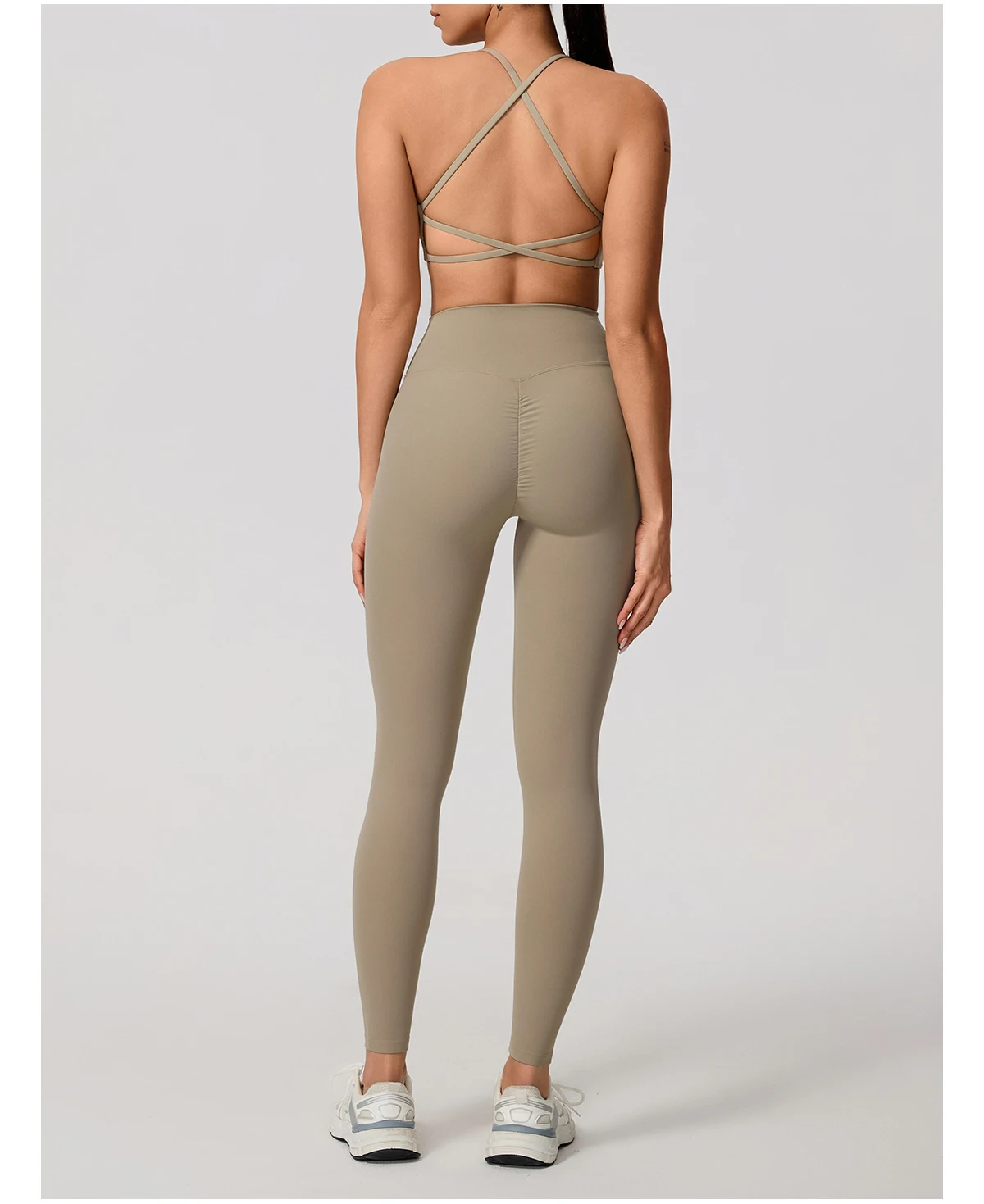 Hearuisavy Sommer Sexy Gym-Top für Damen, Lauf-BH mit Rückenkreuzung, Yoga-BH, Sport-BH, atmungsaktive Push-Up-Unterwäsche, Fitness-Workout-Top – Detail 24