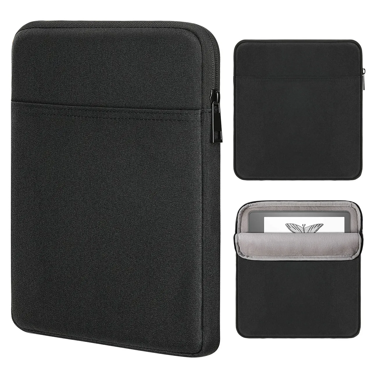 MoKo Tablet Sleeve for Kindle Scribe 10.2 inch 2022,Protective Bag Carring Case Portable Sleeve with Dual Pockets and Pen Holder