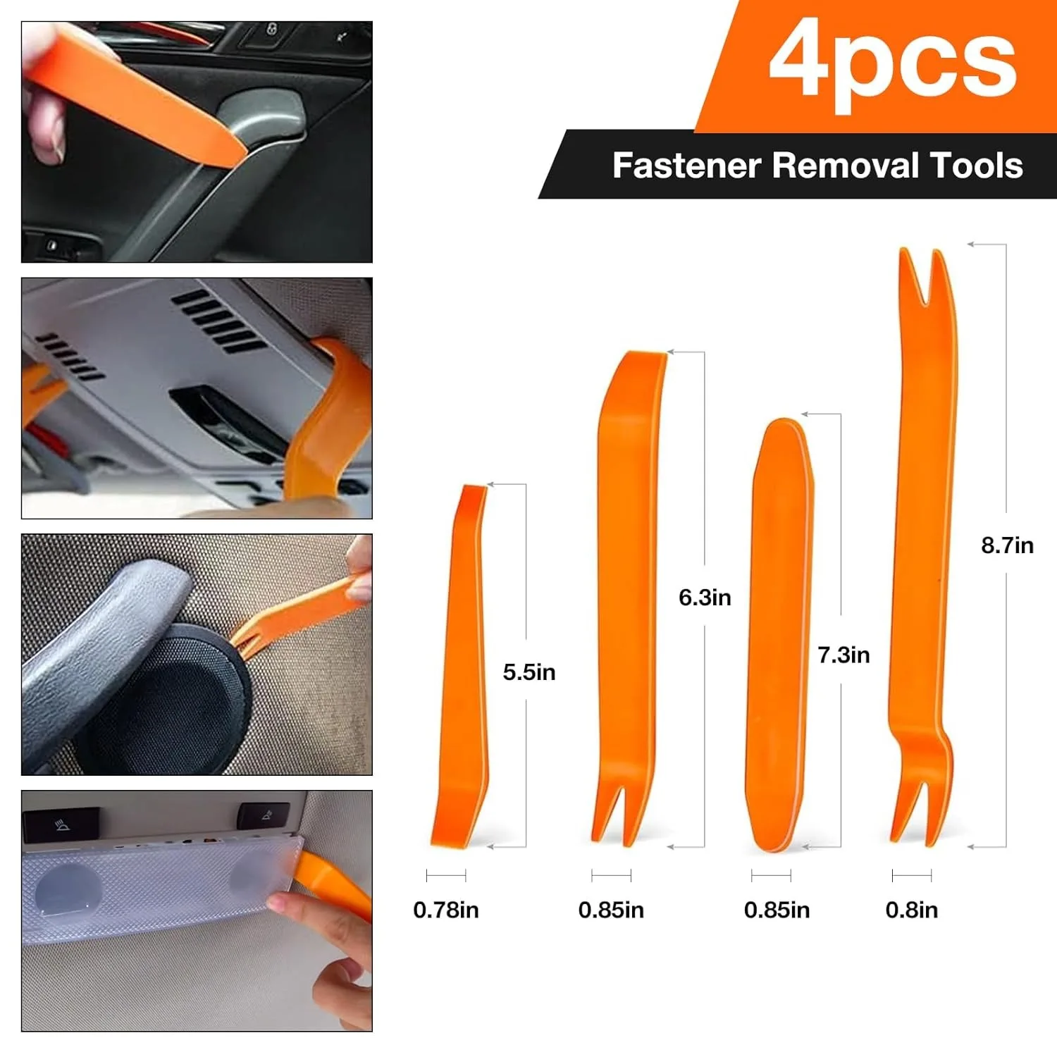 105/725-Piece Automotive Push Pin and Bumper Clip Kit – Fasteners, Fender Clips, Door Panel and Trunk Trim Rivets – Includes Removal Tools and Zip Ties; Compatible with Toyota, Honda, Ford, Chevrolet, and Nissan; Suitable for Most Cars, SUVs, and Trucks