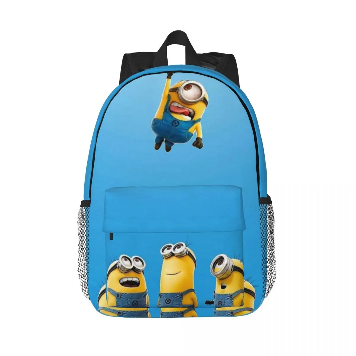 Like-Minion-s-Style New Fashion High Capacity Waterproof College Backpack Trendy Laptop Travel Book Bag 15inch