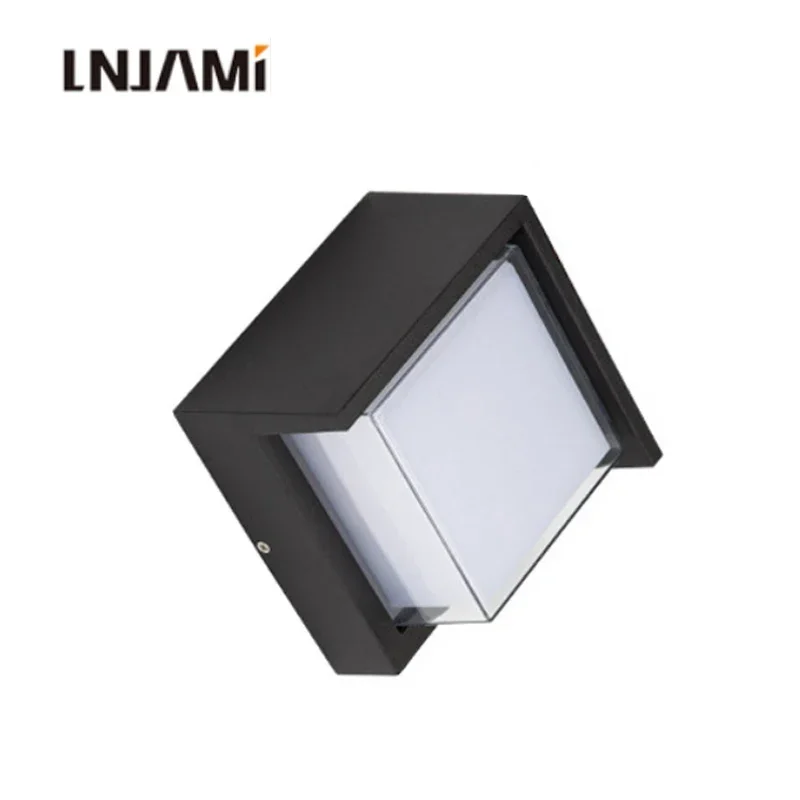 12W Square Wall Mounted Waterproof LED Outdoor Wall Lamp For Villa Corridor Garden Light