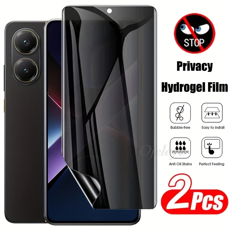 2PCS Volle Abdeckung Privatsphäre Screen Protector Für Samsung A56 5G A55 A06 A16 A15 A54 A36 A35 a26 A25 A24 4G A05 Ant-Spy Hydrogel Film