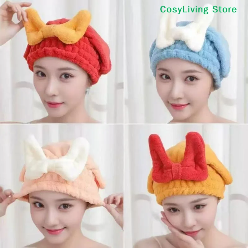 Microfiber Drying Hair Caps Wi - Hair Turban Towel ulasan dan harga