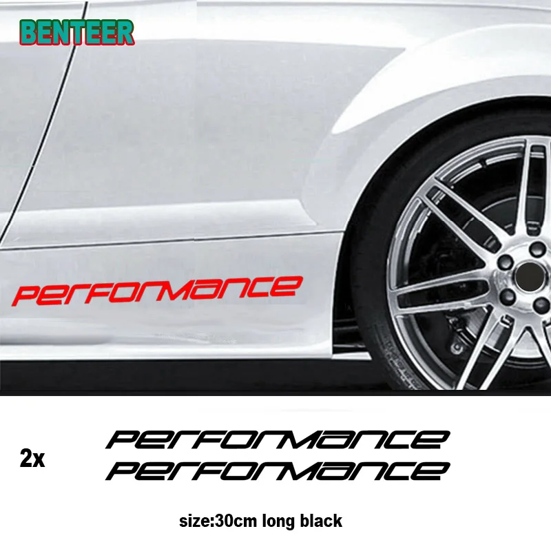 2Pcs Performance Car Body sticker For volkswagen Golf1 Golf2 Golf3 Golf4 Golf5 Golf6 Golf 7 Golf7.5 MK4 MK8 gti R