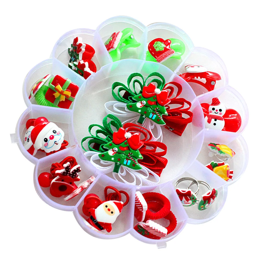 

1 set 1 Set Christmas Kids Hair Accessories Stylish Girl Headwear Durable Long-Lasting Hold Festival Party Wear Birthday Gifts