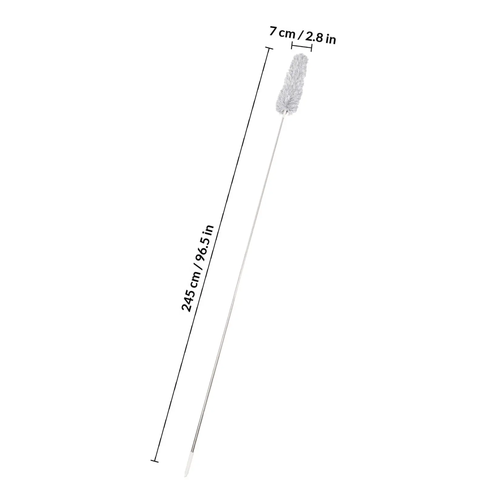 1Set Fiber Duster Set with Telescopic Extension Pole for Ceiling Dust Spider Web Cleaning Wall Furniture Car Glass Mirror TV