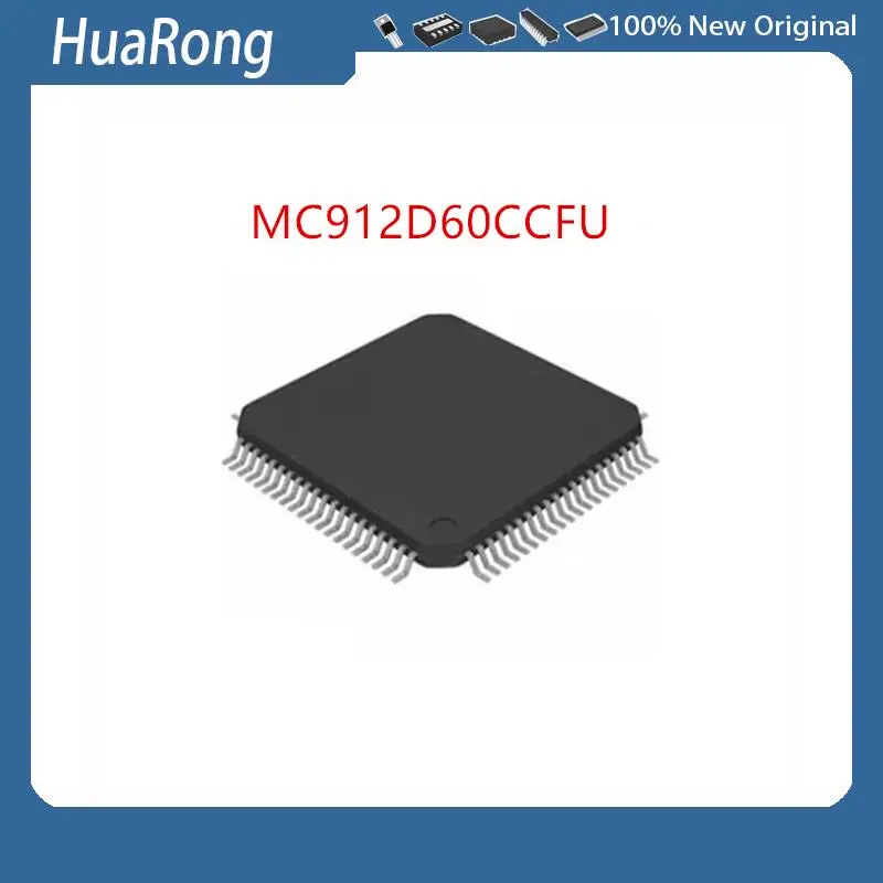 

5Pcs/Lot MC912D60CCFU 2L02H SAK-C164CI-8EM QFP80