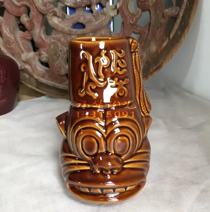 Popular American Collection Bar Furnishing Articles Monkey Cocktail Cup Creative Tiki Cup Home Decoration Creative Cup