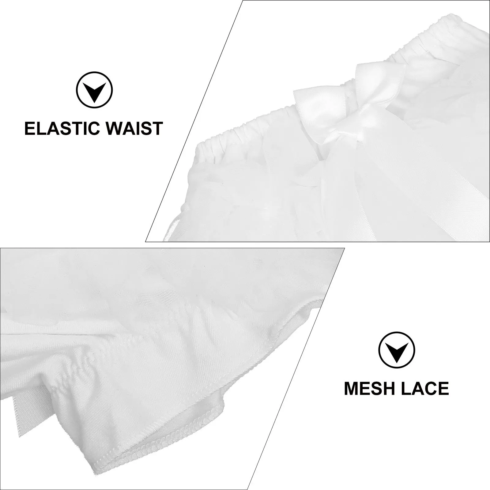 

Baby Girl Mesh Shorts Newborn Cotton Double Side Elastic Waist Sweet Frill Diaper Cover Toddler Diaper Pants Summer Bloomers