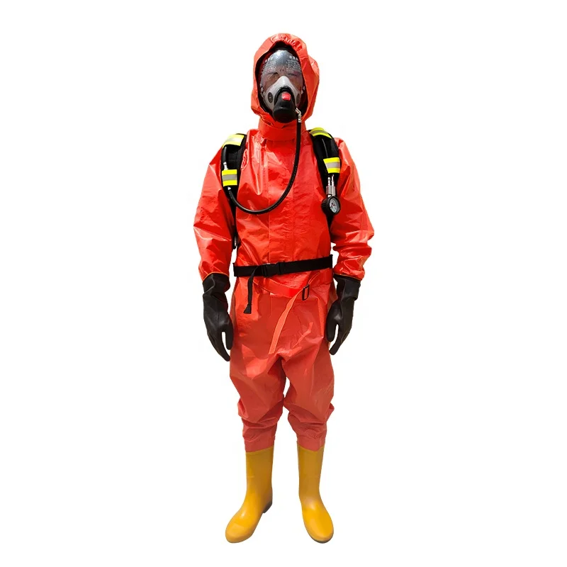 Factory Direct Sales Orange Chemical Protection Suit Disposable Coverall