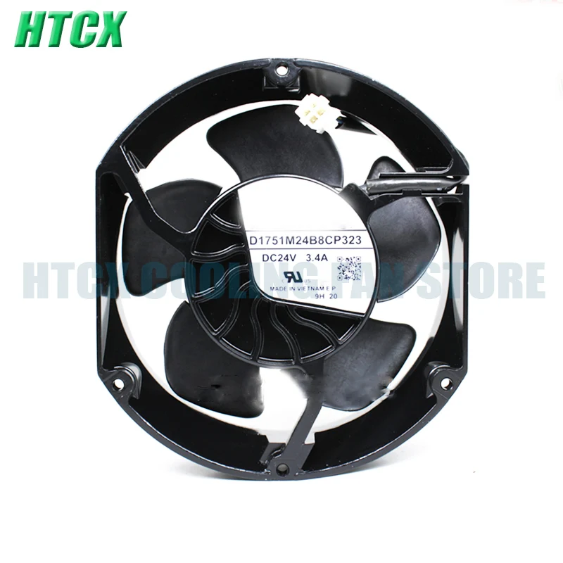 

New 15 * 17cm Server Frequency Converter Fan D1751M24B8CP323 24V 3.4A