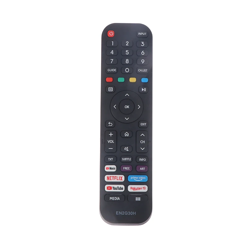 EN2G30H TV Remote Control Compatible for Hisense Smart Youtube / Nelflix /Google Player LED LCD TV ABS