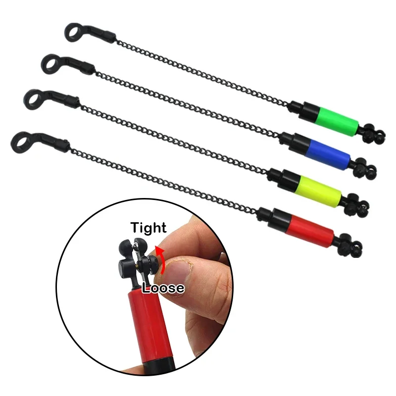 1pc Carp Fishing Accessories Bobbins Swinger With Metal Chain Stainless Ball To Protect  Line From Scratching For Carp Tool