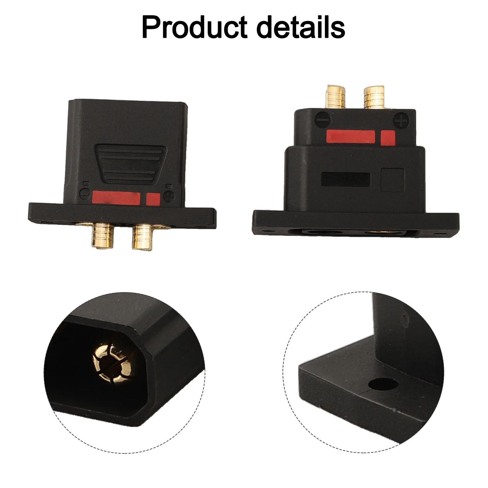 

Electrical Socket Accessory Battery Connectors Wire Gauge 8 12AWG Metal Material Copper Plated Rated Current 110A