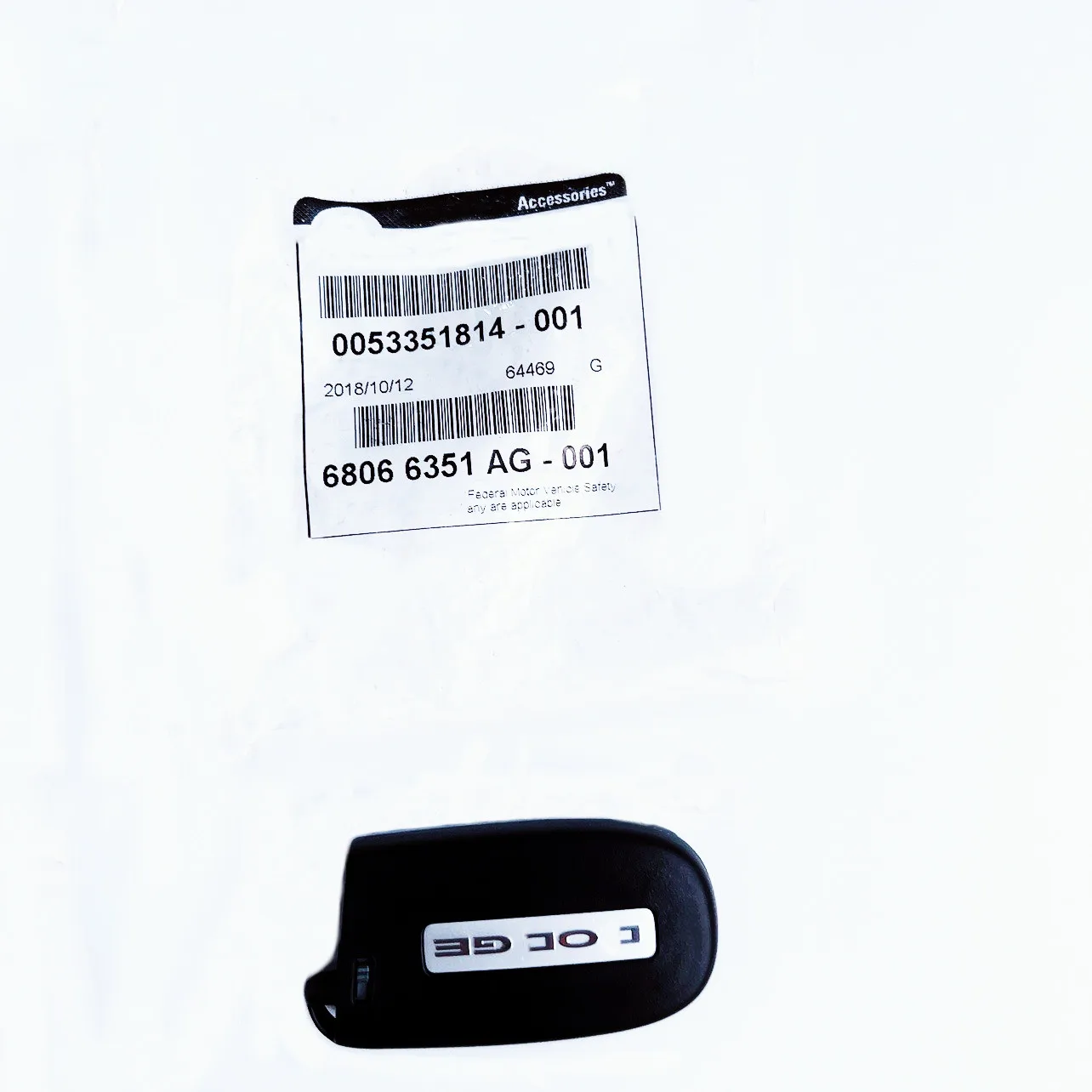 

Original Transmitter (Remote Control), 68066351AG, For: Dodge Journey, 2013-2020, 68001703AA, For: Wrangler JK, J3,2007-2019