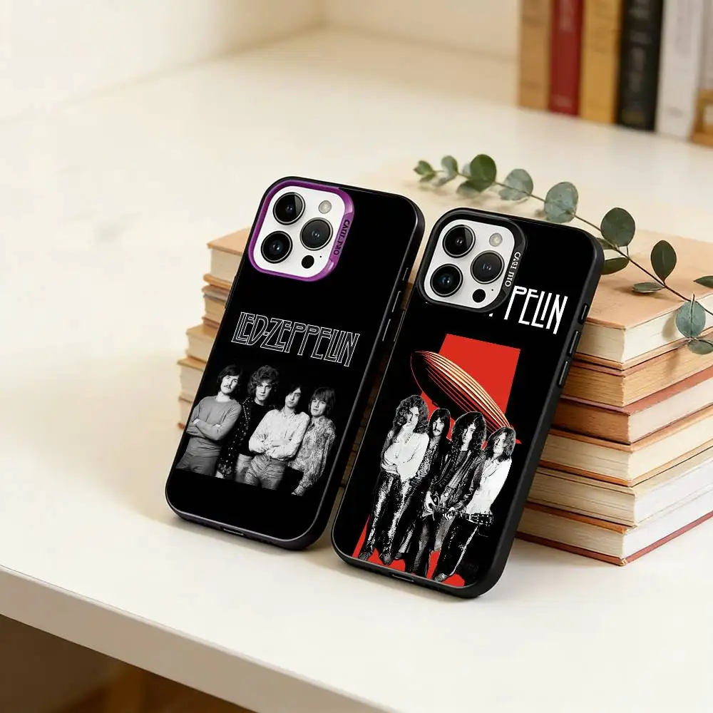 

L-Led Z-Zeppelin Phone Case For iPhone 17,16,15,14,13,12,11 Plus,Pro Max,XS,Colorful Silver Phone case Funda Cover