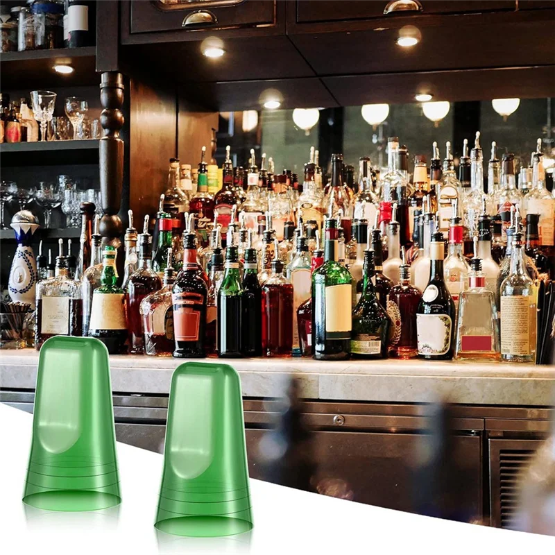 

ABUF-Bar Toppers для бутылок, 60 шт., крышки для бутылок с ликером, полупрозрачный универсальный дозатор пыли с носиком