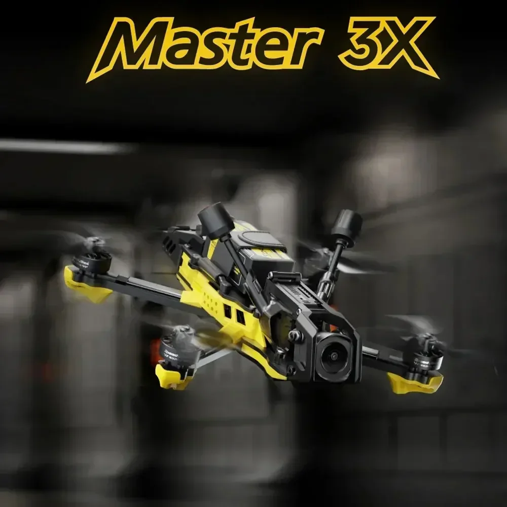 

SpeedyBee Master 3X Модульный гоночный дрон FPV O3/O4 Pro HD Digital VTX Легкий прочный карбоновый каркас с фристайлом и соревнований