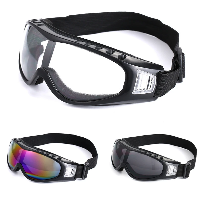 Outdoor goggles Motorcycle riding sports goggles windstorm fans tactical equipment ski glasses Labor Protection Glasses PC Lens