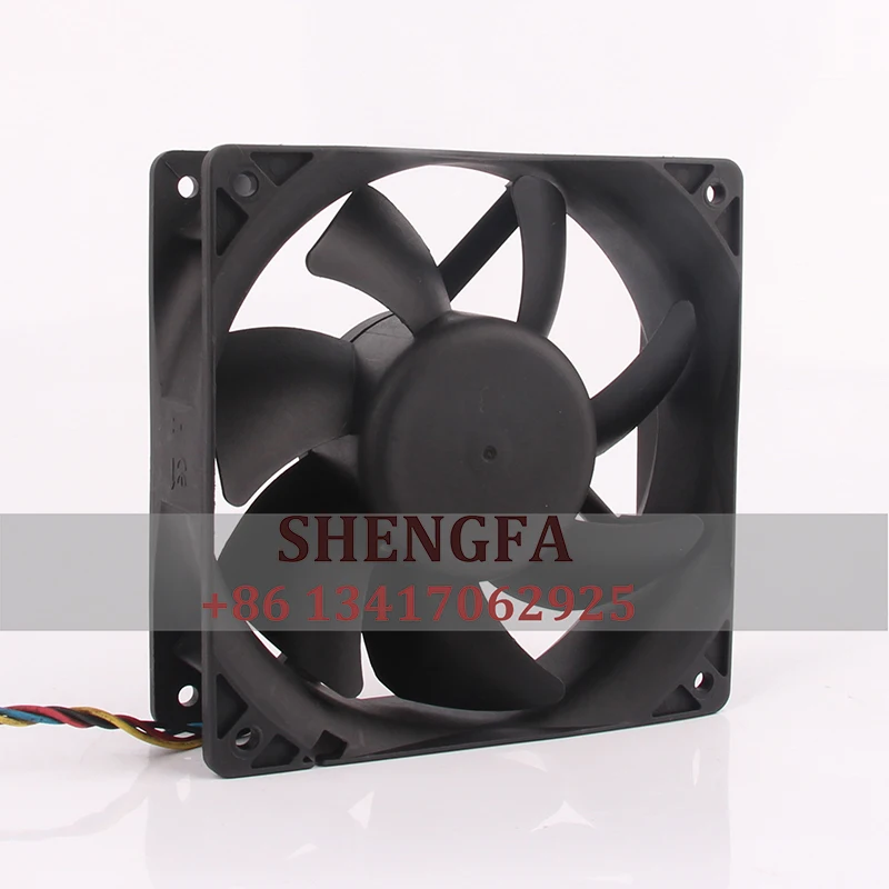 SUNON KDE1212PMV1 Cooling Fan 24V48V DC12V 0.7A EC AC 120x120x38mm 12cm 12038 4-Pin PWM Temperature Controlled Industrial