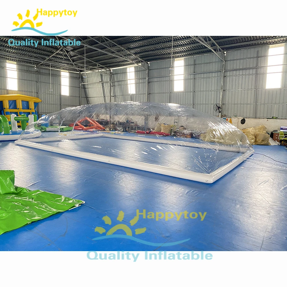 Inflatable Transparent Waterproof Swimming Pool Cover/Pool Covers Tent For Winters