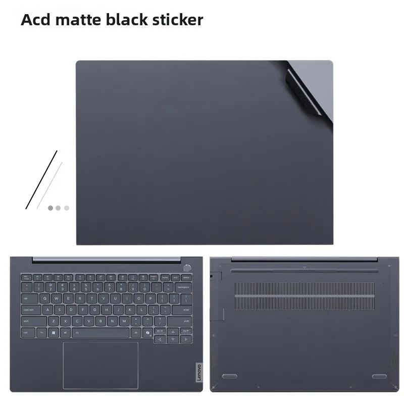 For Lenovo IdeaPad  Slim 5 /Pro 5 16IAH10 16AKP10 Laptop solid color body sticker skin shell scratch-resistant protective film