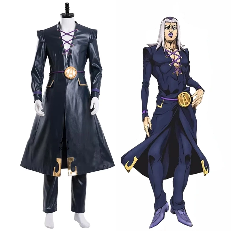 

Leone Abbacchio Cosplay Costumes Uniform Anime JOJO's Bizarre Adventure Golden Wind Outfit Halloween Party Dressing For Men