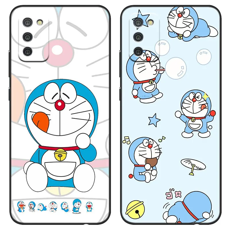 Anime Doraemon Case For Samsung Galaxy A04E A03S A02S A21S A01 Core A10S A11 A20S A20E A31 A40 A41 A9 A7 A6 A8 Plus 2018 A5 2017