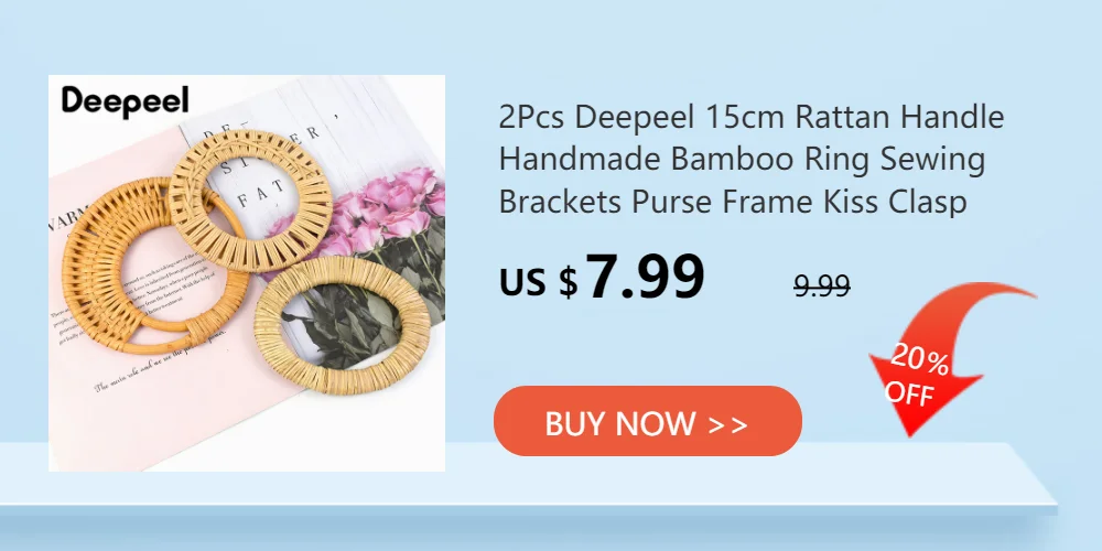 1/2Pcs Deepeel 20.5/27cm Metal Wallet Frame Embossed Hand Pull Parts Purse Bag Handle Kiss Clasp Lock DIY Hardware Accessories
