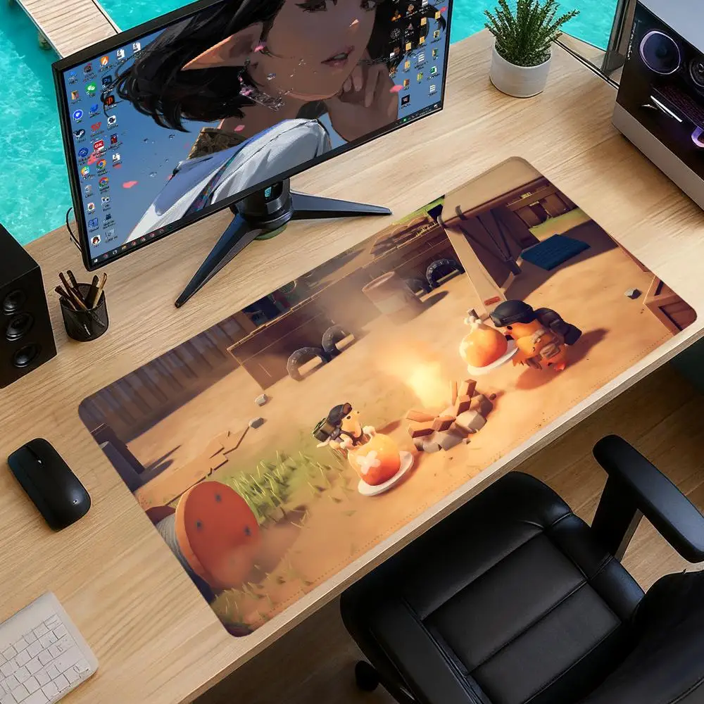 

Escape from Duckov Mouse Pad Gaming office Accessories Mousepad Large Game Keyboard overlock Non-slip Desk Mat Diy