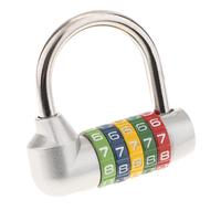 Colorful Metal Combination Padlock for Daily Suitcase Locker Security ACCS Lock