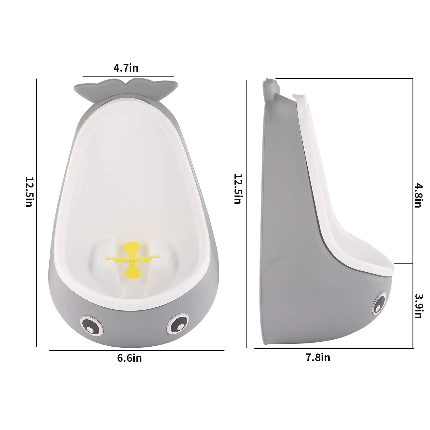 Baby Potty Toilet Cute Frog Whale Cow Boys Urinal Children Stand Vertical Pee Infant Toddler Toilet Training Urinal Wall-Mounted