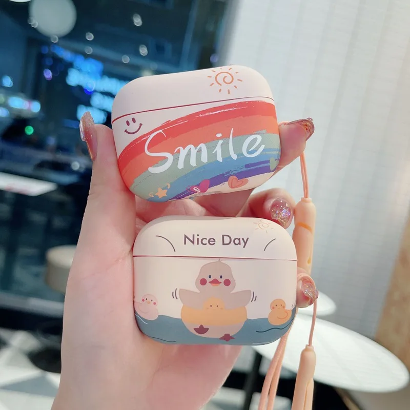 

Cartoon Anime Headphone Case for Apple AirPods 4 Pro & AirPods Pro 2 - Soft Silicone Shockproof Protective Cover for Bluetooth