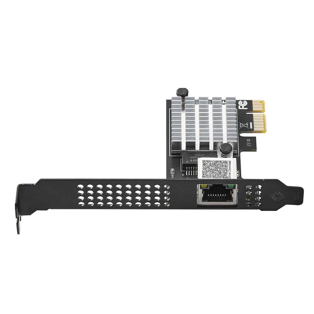 IOCREST Game PCIE Card 2500Mbps Gigabit Network Card 10/100/1000Mbps RTL8125B RJ45 Wired Computer PCI-E 2.5G Network Adapter LAN