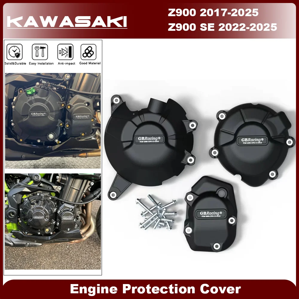 

GB Racing Z900 2017-2025 Z900SE 2022-2025 Motorcycle Engine Protect Cover For YAMAHA Body & Frames Clutch Pulse Protection Parts