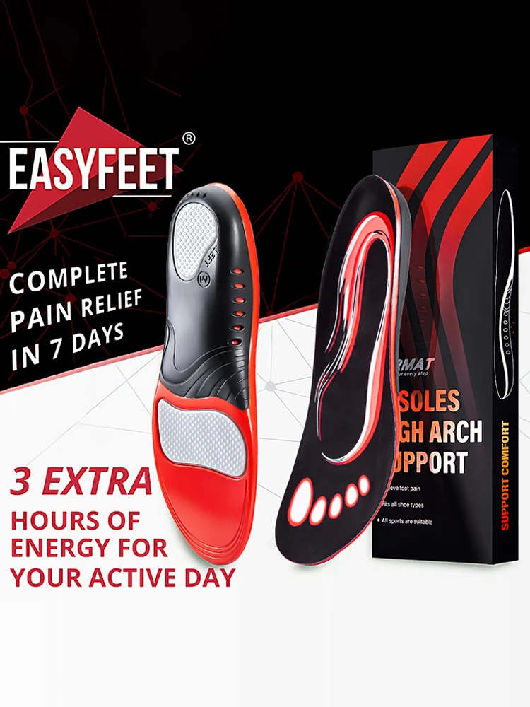 1 par de plantillas de calzado deportivo de TPU para hombres y mujeres, plantillas elásticas para correr