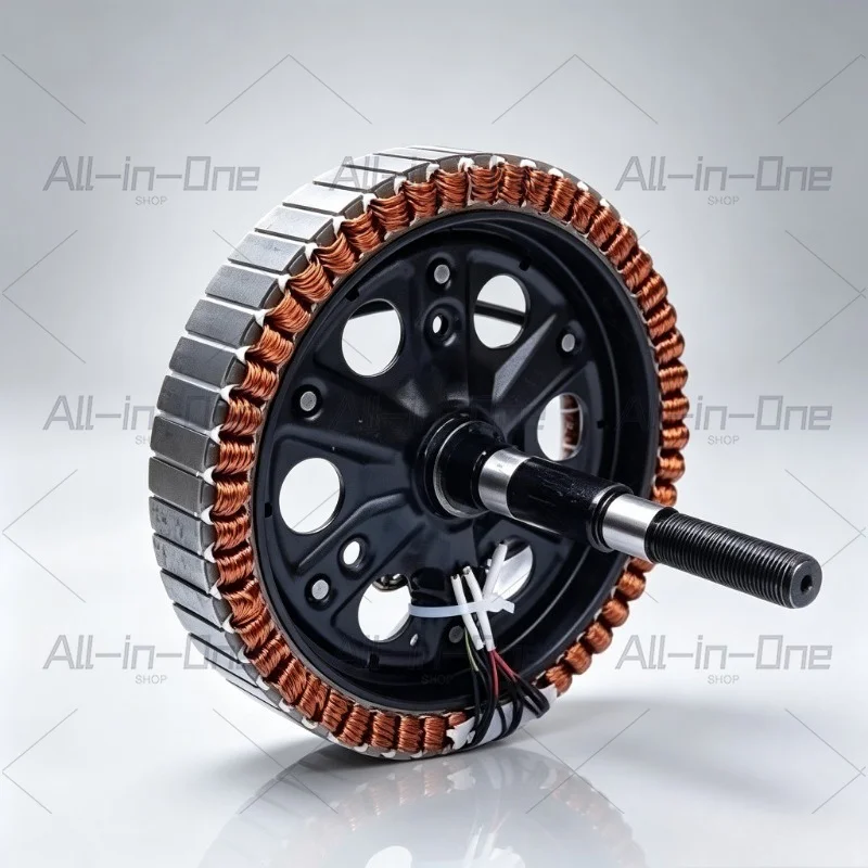 48V 60V Brushless DC Hub Motor For Electric Scooter & Battery Powered Vehicle, Multiple Power Options: 350W 500W 800W 1000W