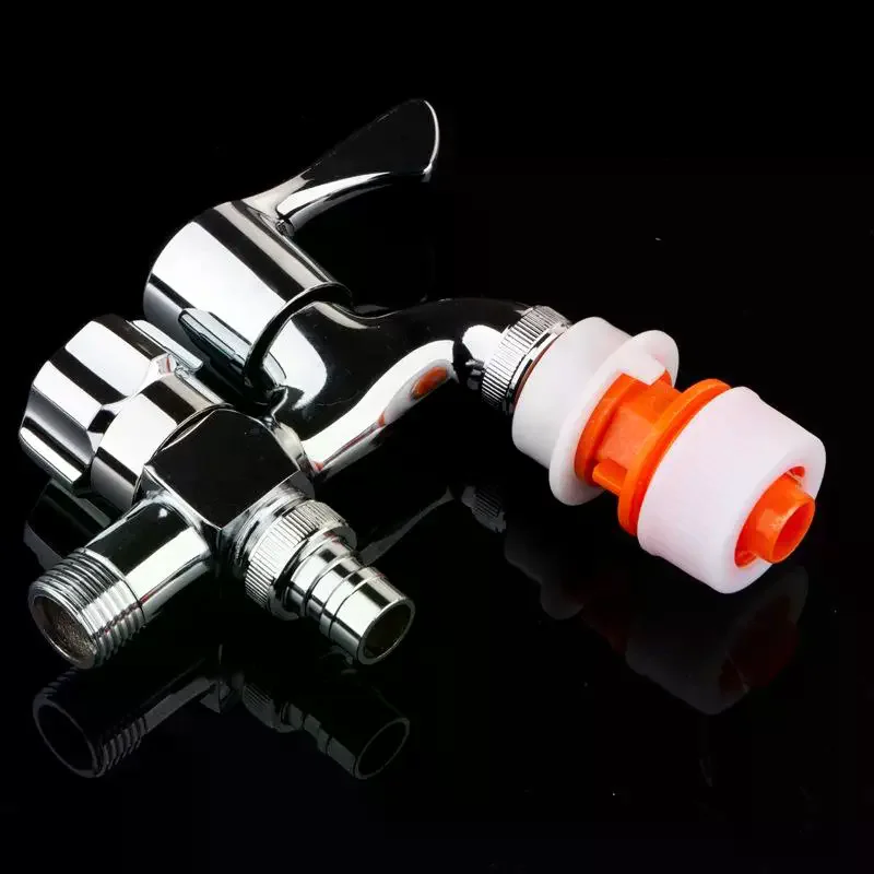 Garden Hose Leak Repair Connector Weather Resistant Plastic Hose Adapter for DIY Home Gardening Agricultural Irrigation Use