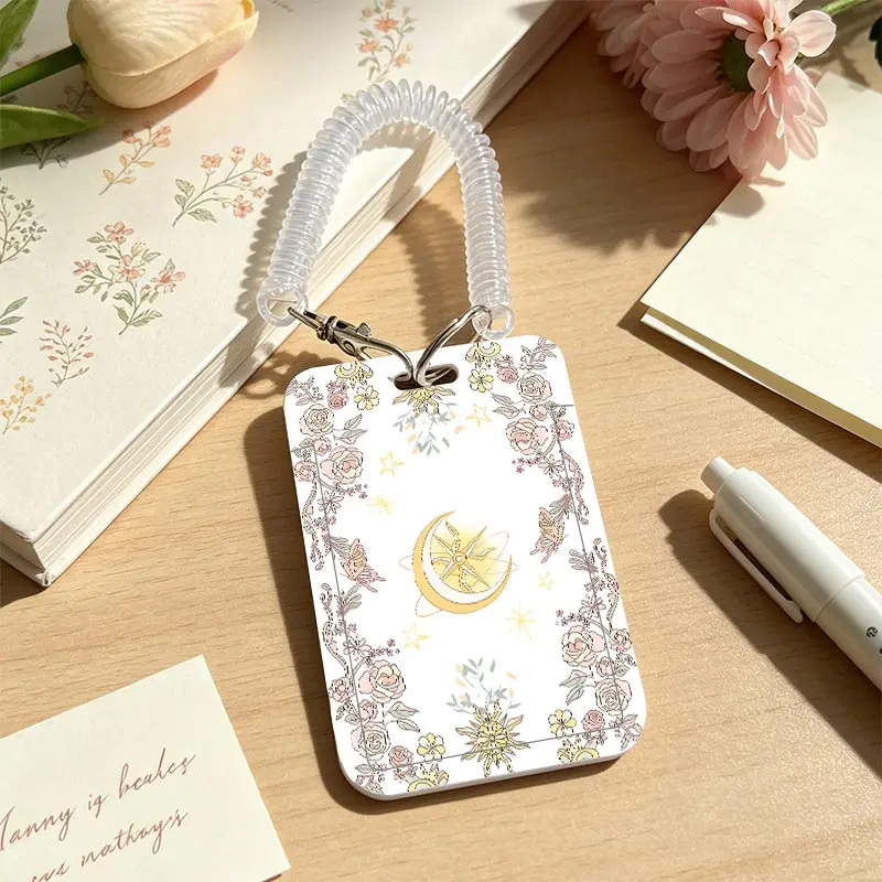 Card Protective Case for Pendant Keychain Kpop Photocard Holder Credential Badge Holder Student Bus/Meal Card Protection Case