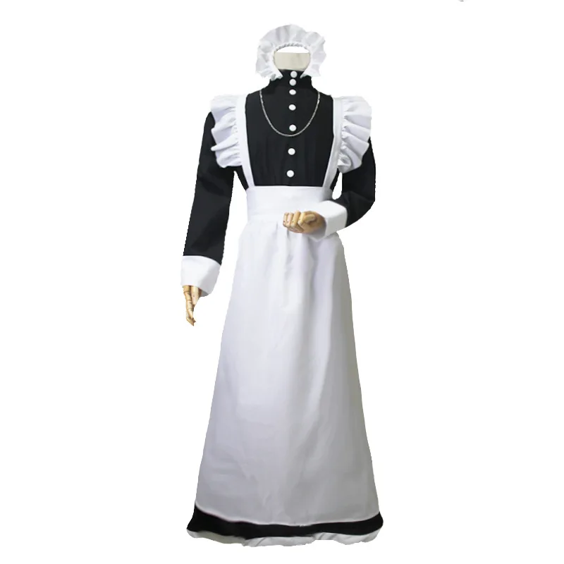 

Anime Maid Outfit Lolita Dress Aldult Man Woman Halloween Uniform Apron Suit Animation Show Japanese Clothes