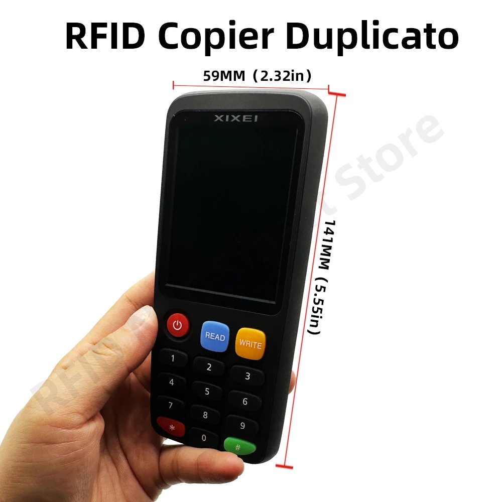 X7 Smart Card Reader RFID Key Clone Copier IC ID Token Copy Duplicator 125Khz Badge Writer 13.56Mhz NFC Tag Programmer