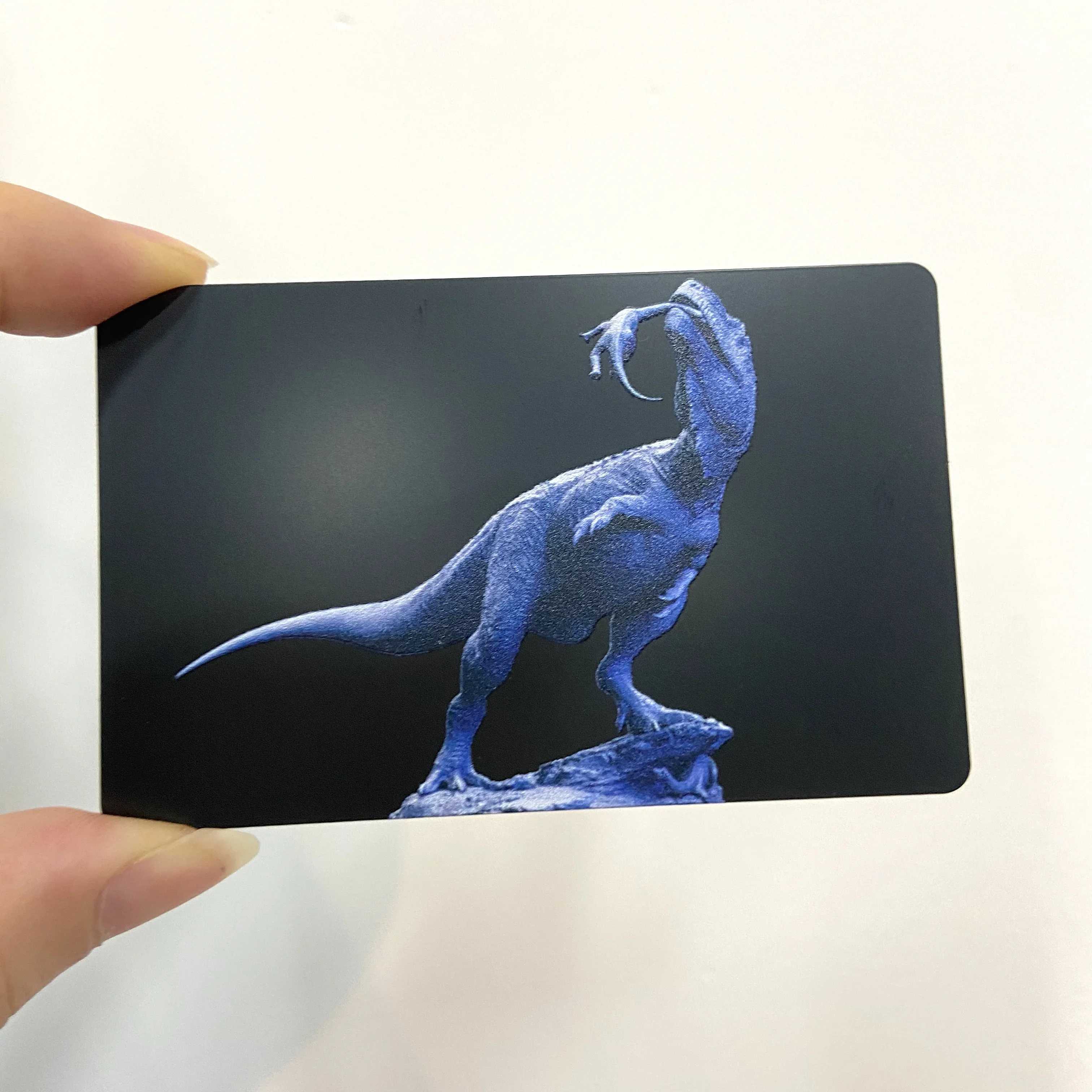 Stainless Steel Aluminum Luxury Metal Playing Cards Black Blank