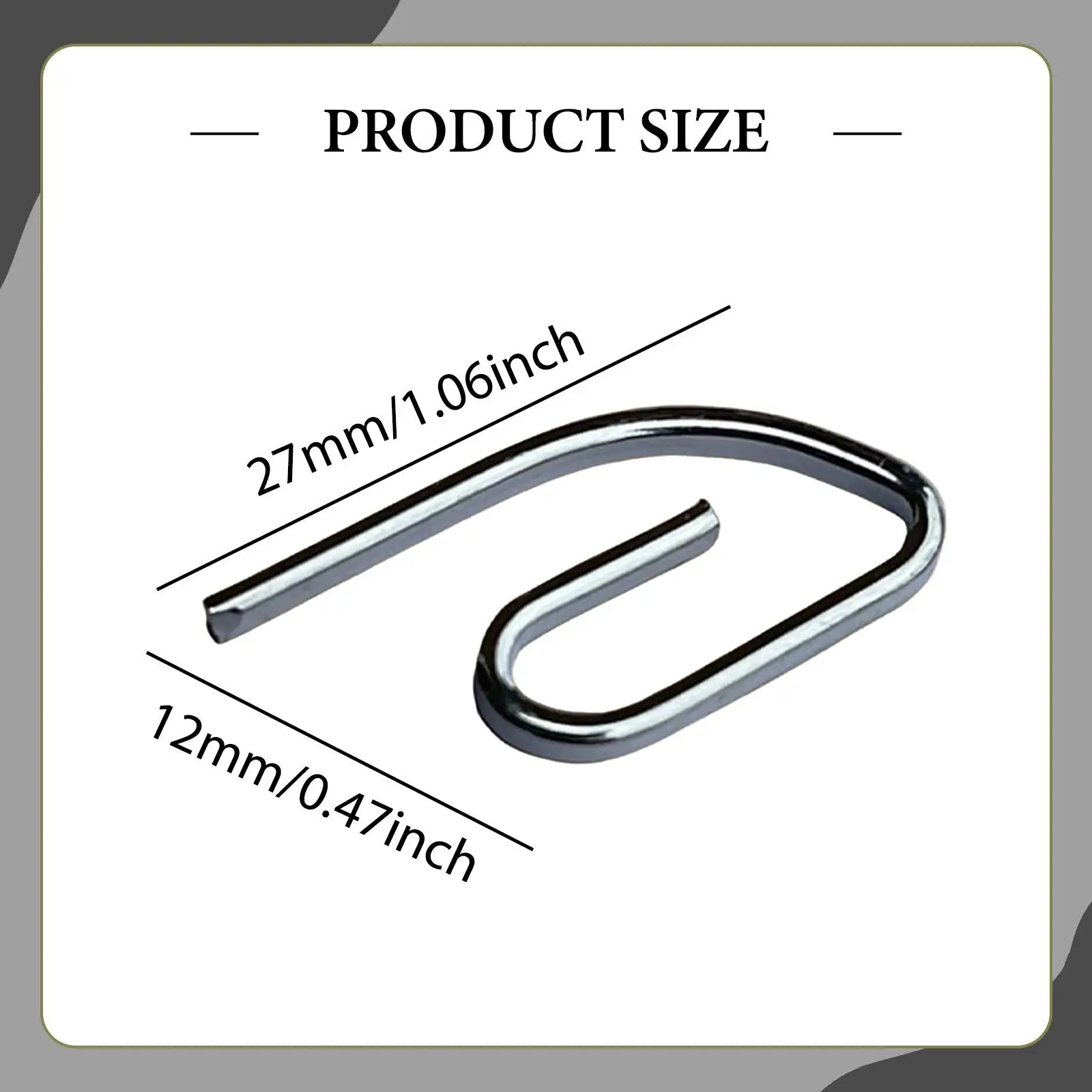 Convenient Pin on Hooks Metallic Finish Curtain Hooks Tieback Holder for Bedroom Living Room and Offices
