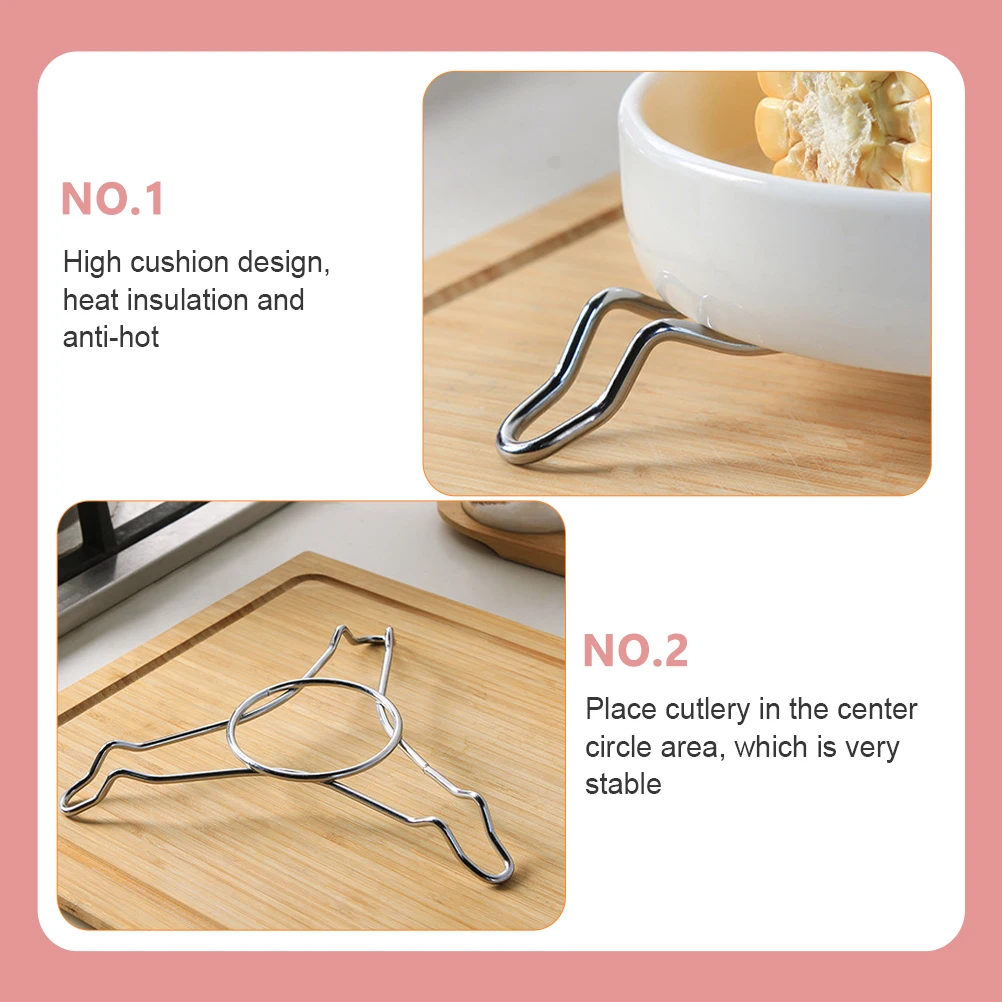 

2Pcs Triangle Steaming Rack Stainless Steel Veggie Tray Cooking Stand Kitchen Supplies Utensil Heat Circulation Baking Pans
