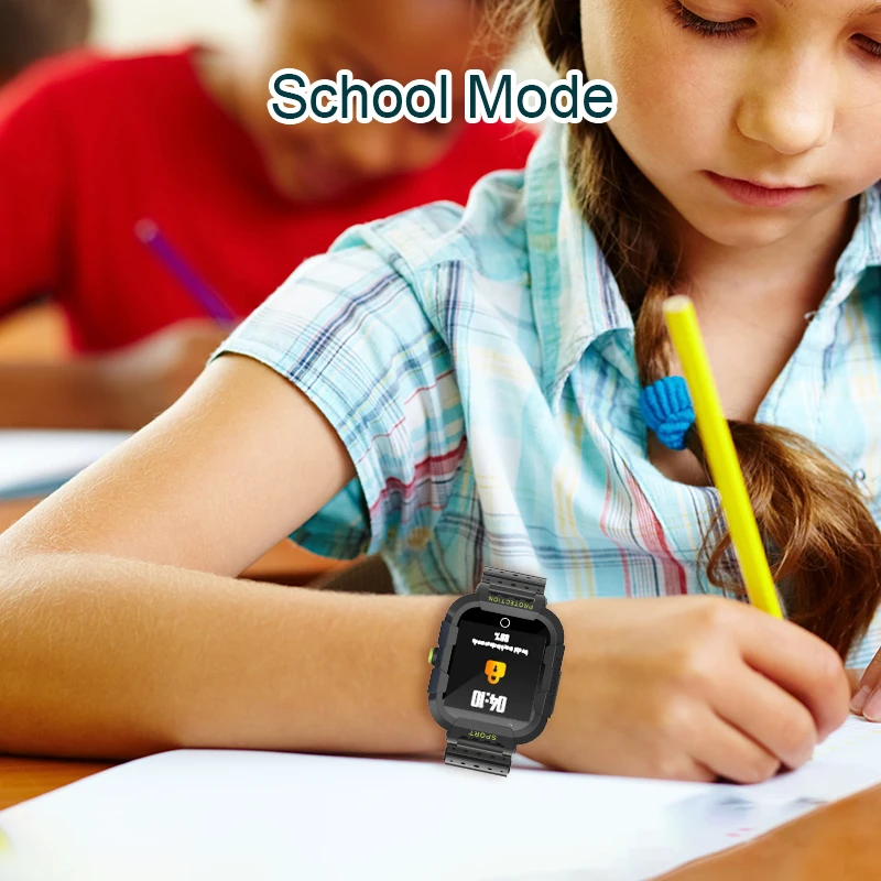 Wonlex Smart Watch per bambini GPS Anti-Perso Tracker Smartwatch per bambini 4G WiFi Videochiamata SOS GEO Localizzatore di recinzione Orologio per bambini Kt12