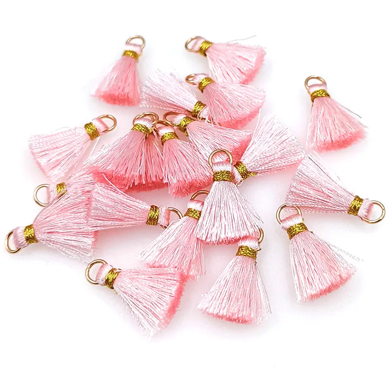 Mini bande à pampilles, accessoires pour cheveux, fil d'or, petites boucles, franges, boucles d'oreilles, pendentif, matériaux de bijoux faits à la main, 20 pièces/sac